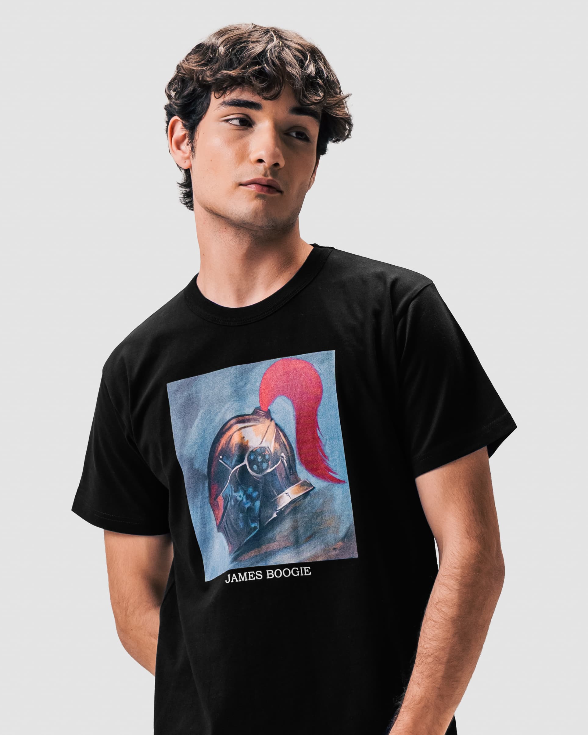 LF'026 - Graphic T-Shirt Gale Black - Image 3