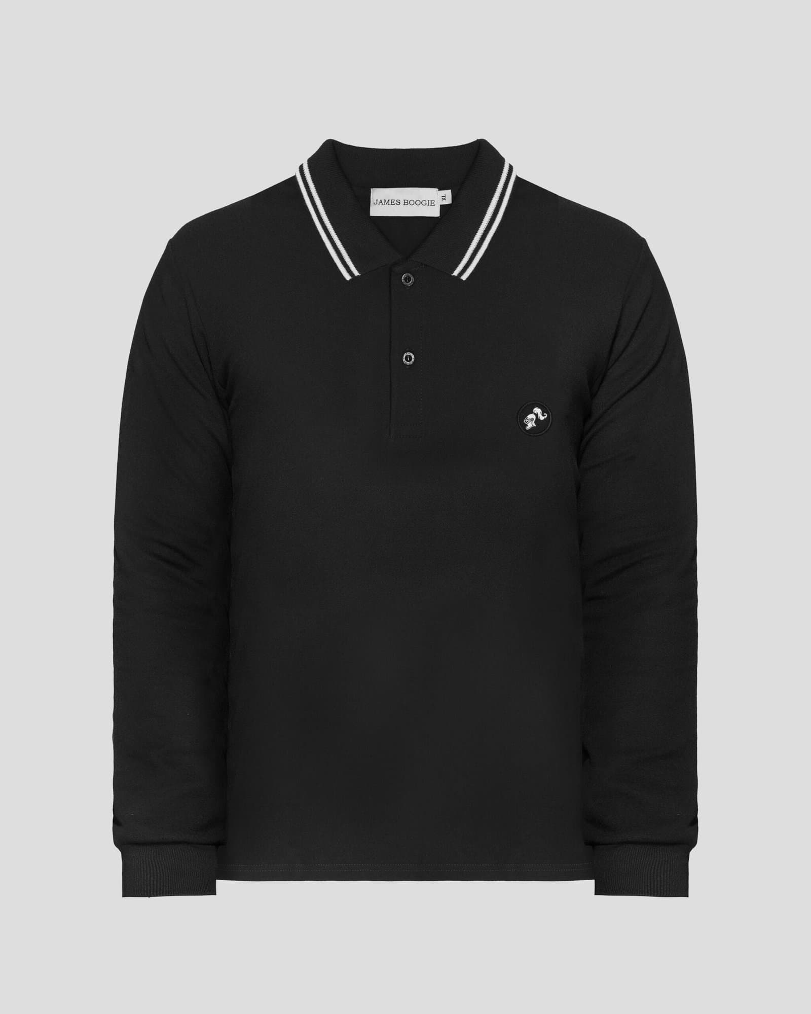 PS - Polo Shirt LS Black
