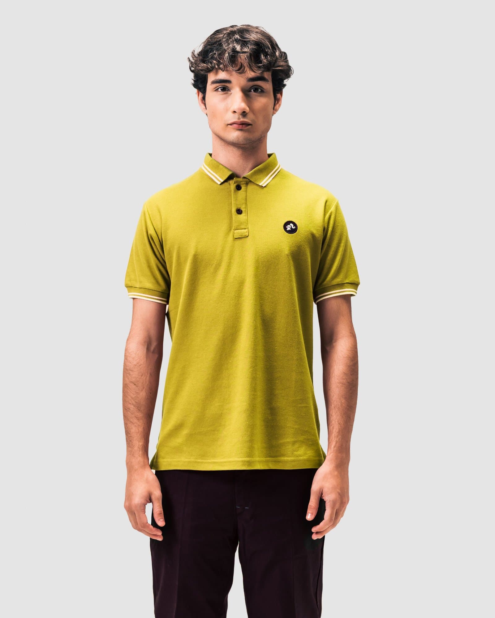 PS - Polo Shirt Oil Yellow - Image 2