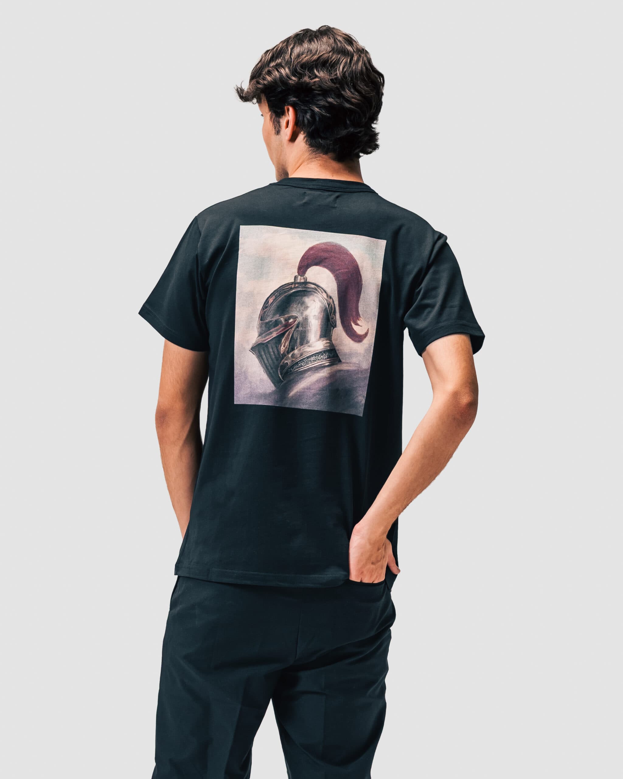 LF'026 - Graphic T-Shirt Deserted Black - Image 6