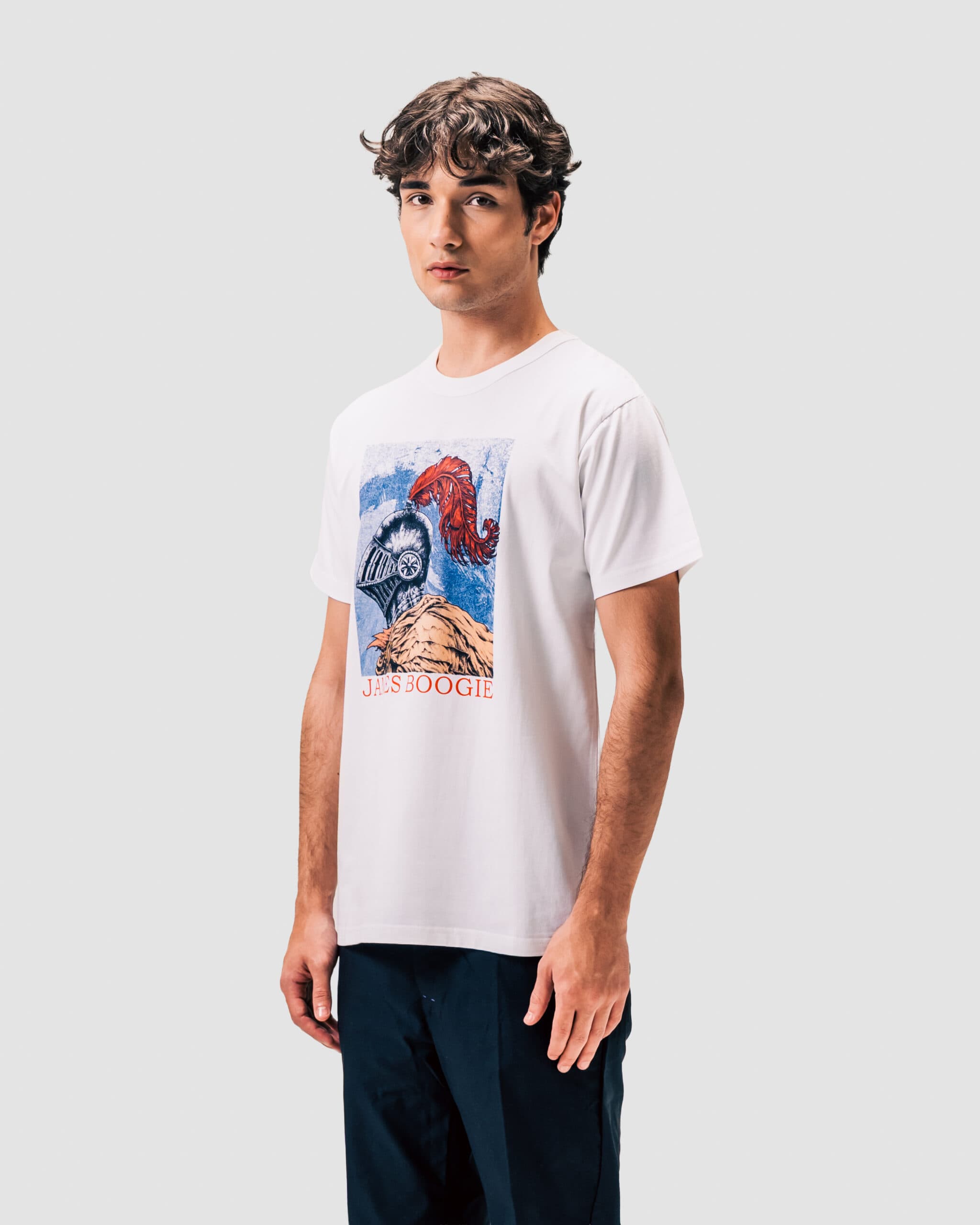 LF'026 - Graphic T-Shirt Harness White - Image 3