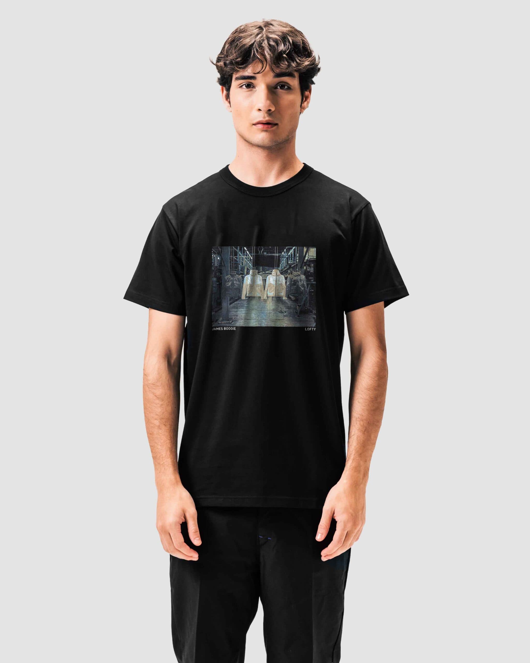LF'026 - Graphic T-Shirt Mill Black - Image 3