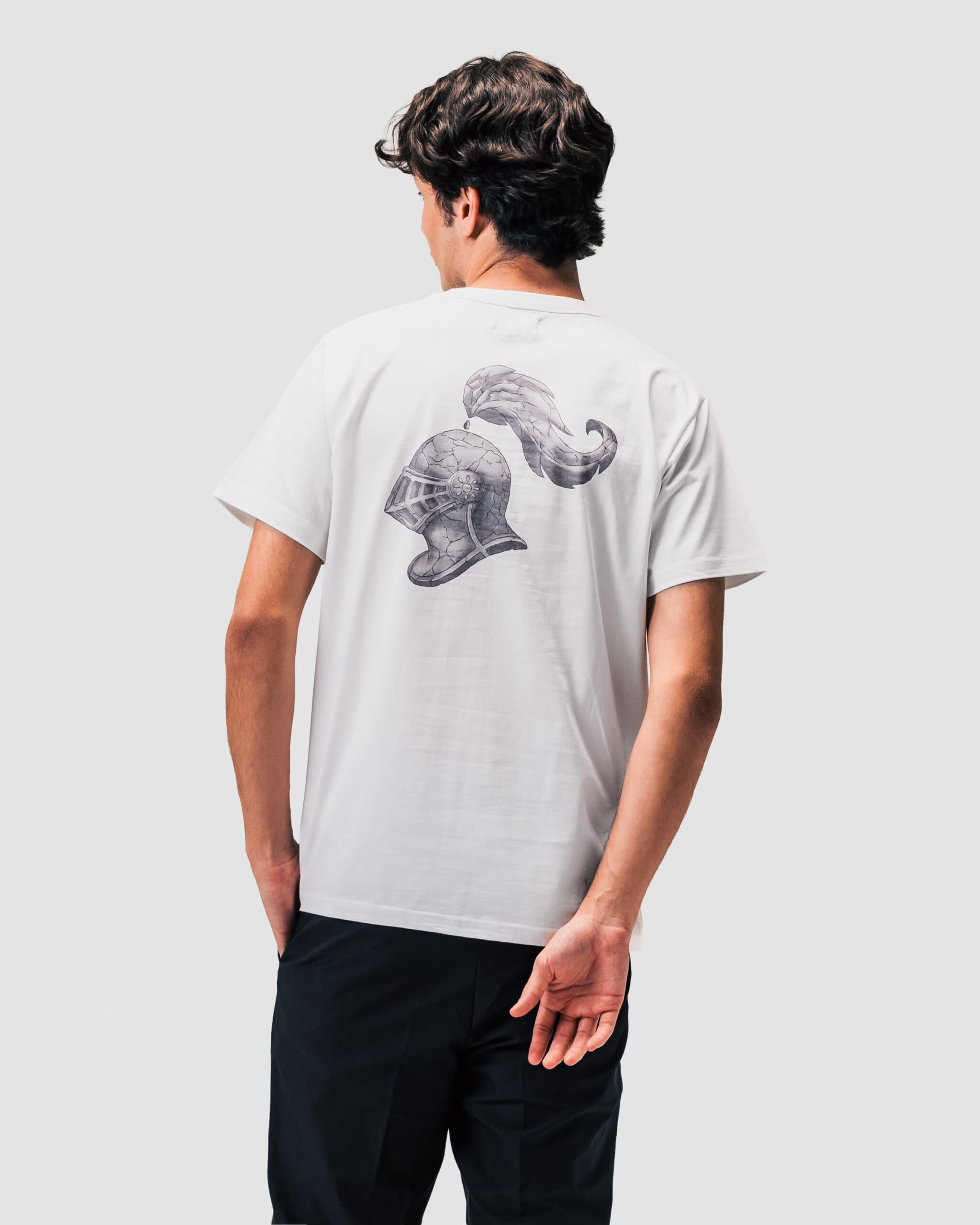 LF'026 - Graphic T-Shirt Stones White - Image 6