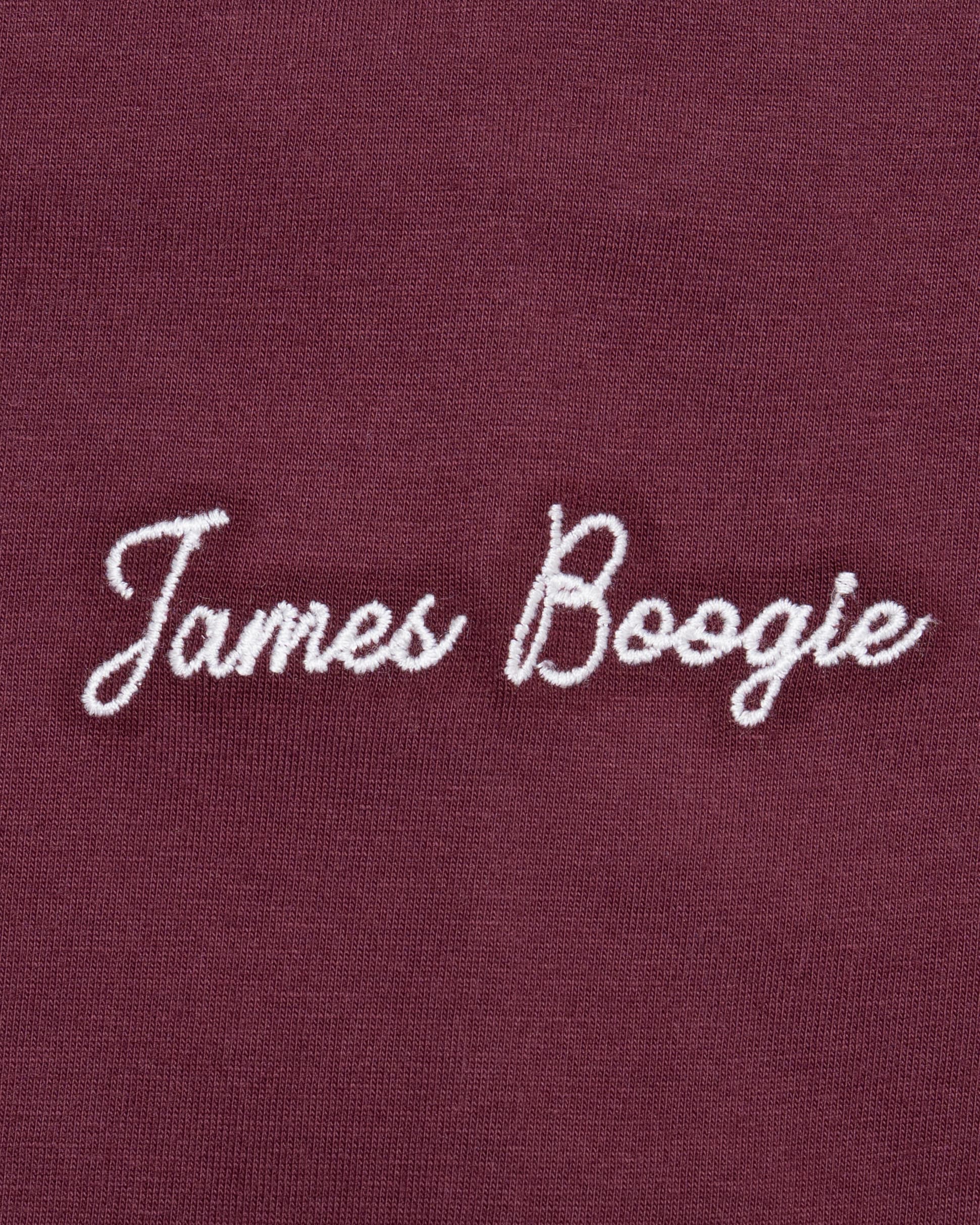 PT'026 - Embroidery T-Shirt Bordo Burgundy - Image 5
