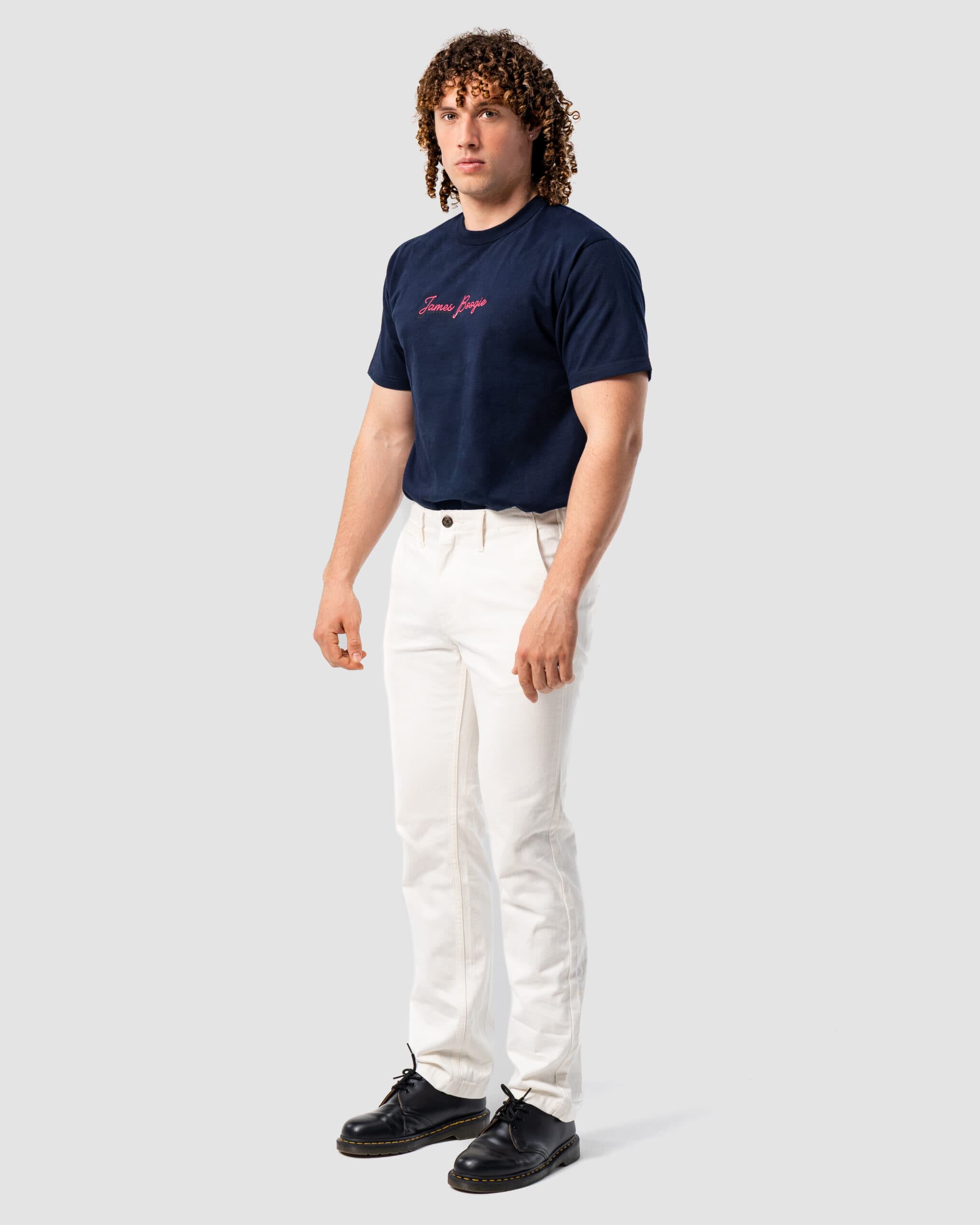 PT'026 - Embroidery T-Shirt Float Navy - Image 3