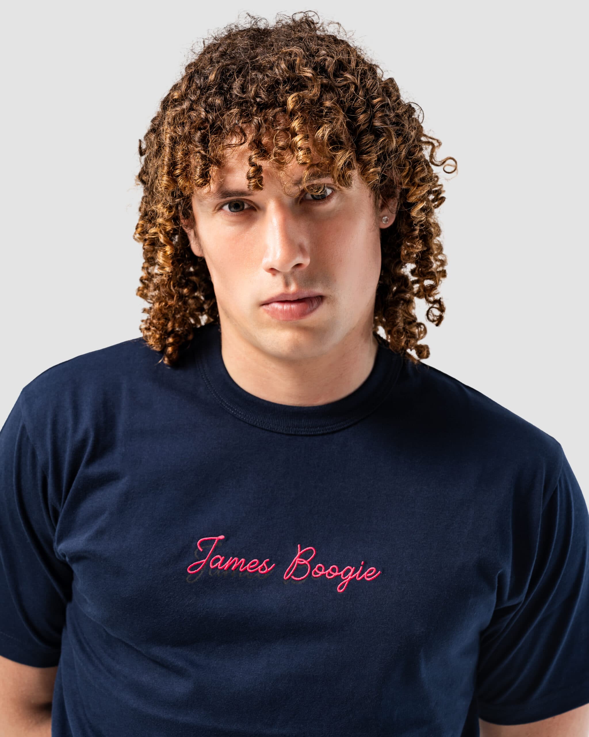 PT'026 - Embroidery T-Shirt Float Navy - Image 4