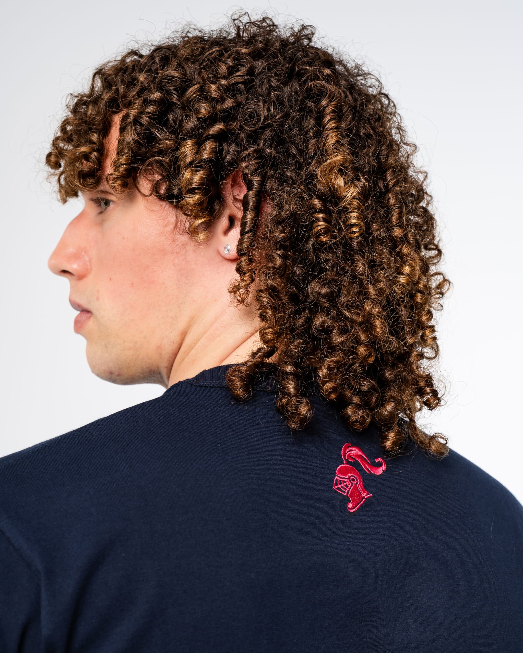 PT'026 - Embroidery T-Shirt Float Navy - Image 6