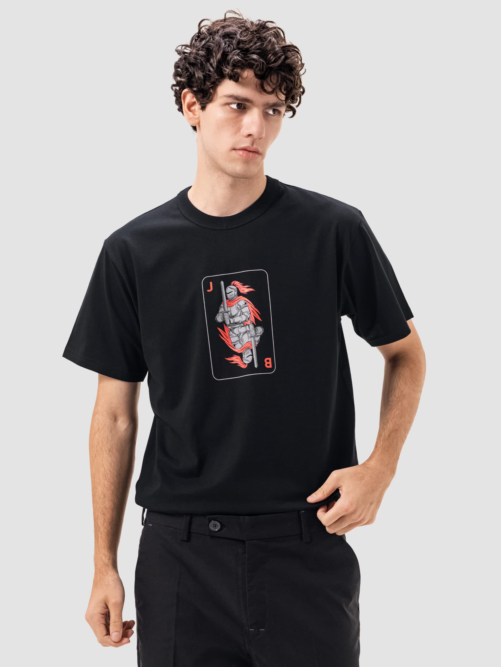 ZT'026 - Graphic T-Shirt Carte Black - Image 2