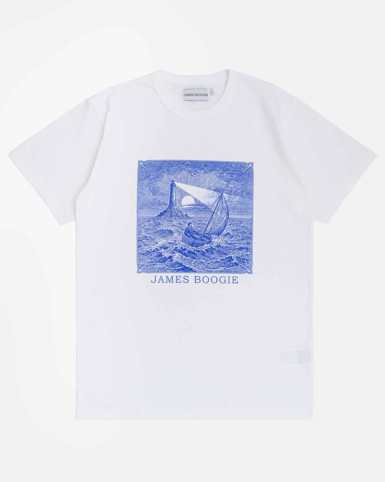 FR'025 - Graphic T-Shirt Fisherman White