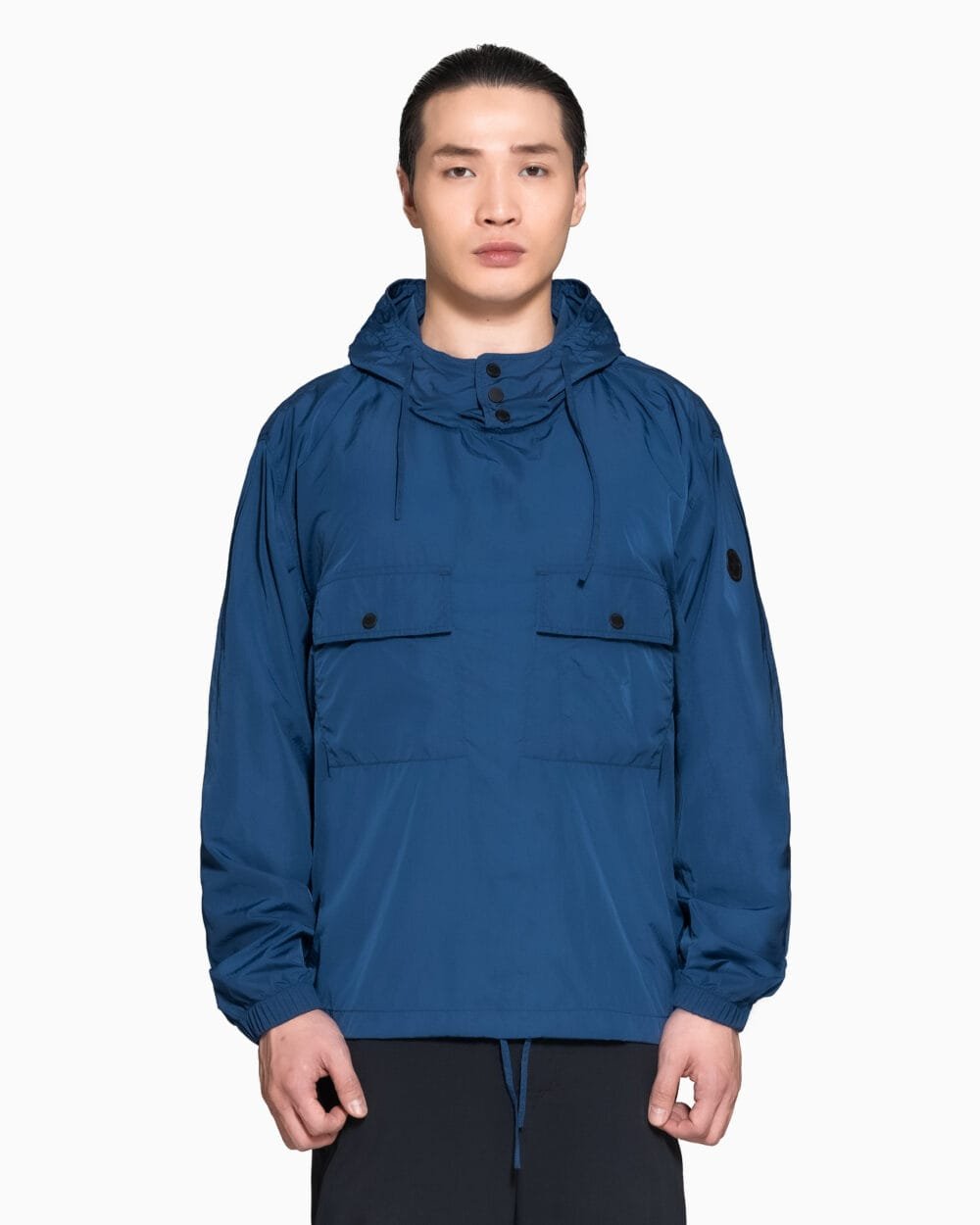 Traveler's Trench in Navy Nylon | Shop Sid Mashburn